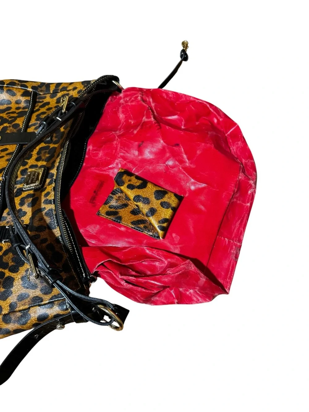 Dooney & Bourke Leopard Printed Safari Purse Rare Limited Edition